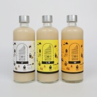 12월의양조장 탁주세트1호 8도X1병 12도X1병 14도X1병 (각375ml유리병)